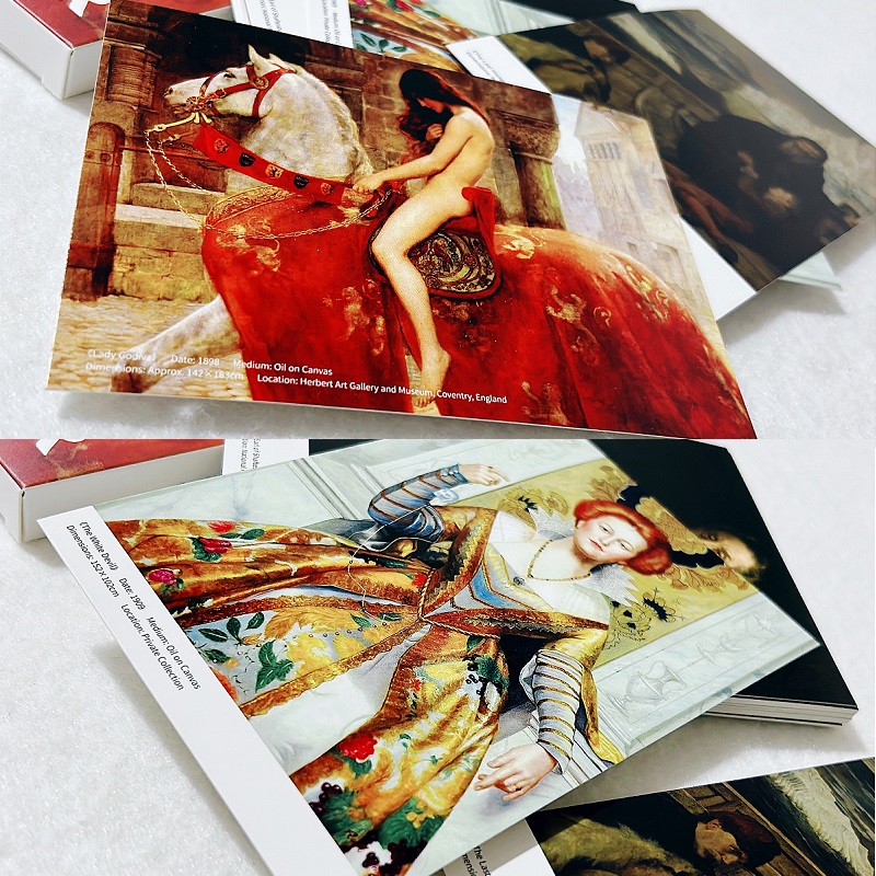 30PCS John Maler Collier Oil P - Collectible Vintage Greeting Cards ulasan dan harga