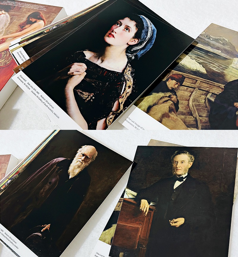 30PCS John Maler Collier Oil P - Collectible Vintage Greeting Cards ulasan dan harga