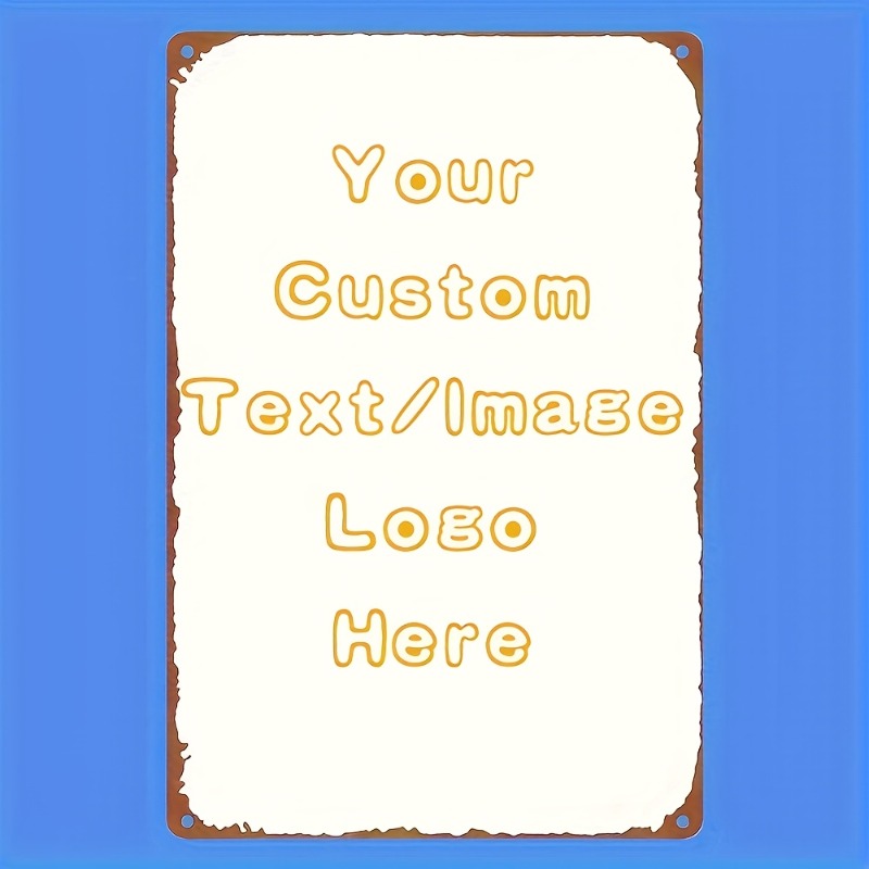 Custom Rectangular Wall Hangin - Vintage Collectible Signs ulasan dan harga