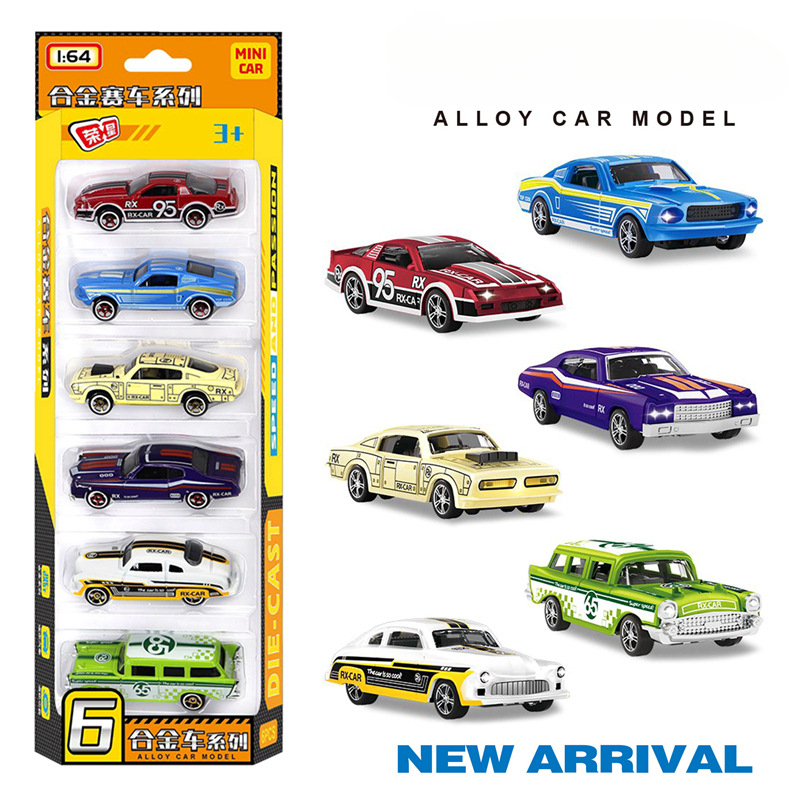 1:64 Alloy retro racing car 6- - Vintage Collectibles Toys ulasan dan harga
