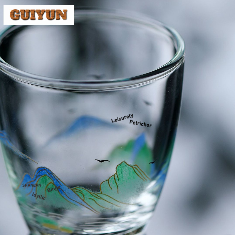 50ml Thickened Glass Teacup Vi - Vintage Collectible Glass ulasan dan harga