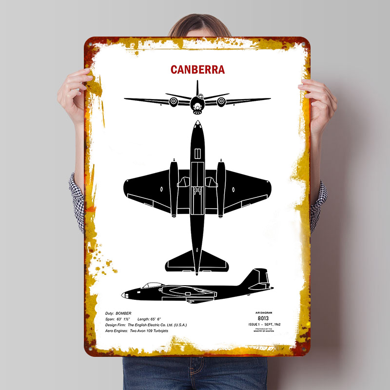 Canberra Recognition Tin Plaqu - Canberra Vintage & Collectible Centre Reviews ulasan dan harga