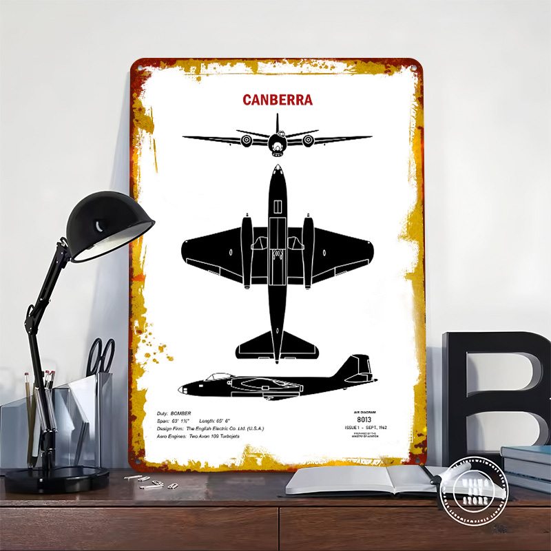 Canberra Recognition Tin Plaqu - Canberra Vintage & Collectible Centre Reviews ulasan dan harga