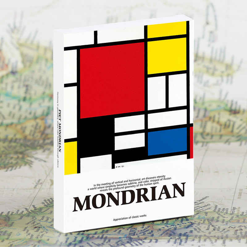 30Sheets Vintage Piet Mondrian - Collectible Vintage Greeting Cards ulasan dan harga