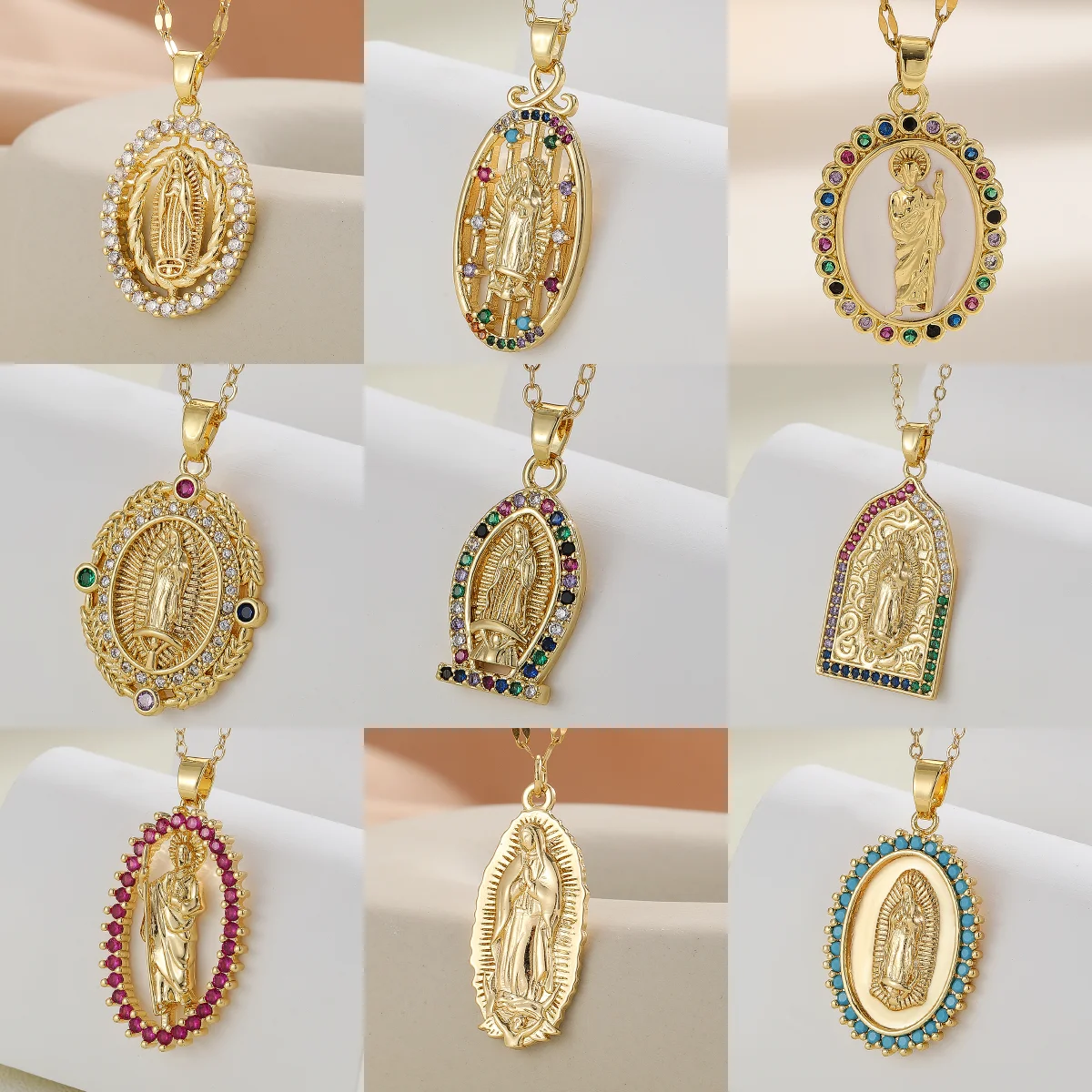 Luxury Gold Plated Multicolor  - Vintage Item ulasan dan harga
