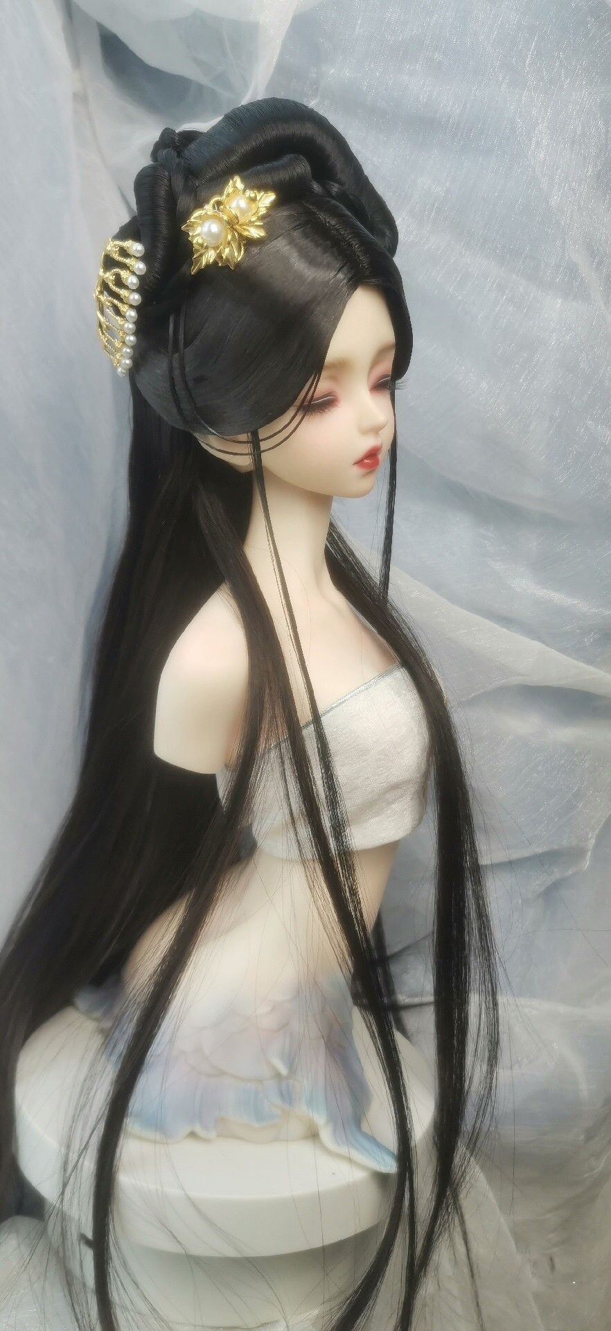 1/4 1/3 BJD Doll Wigs Chinese  - Vintage Collectible And Vintage Dolls ulasan dan harga