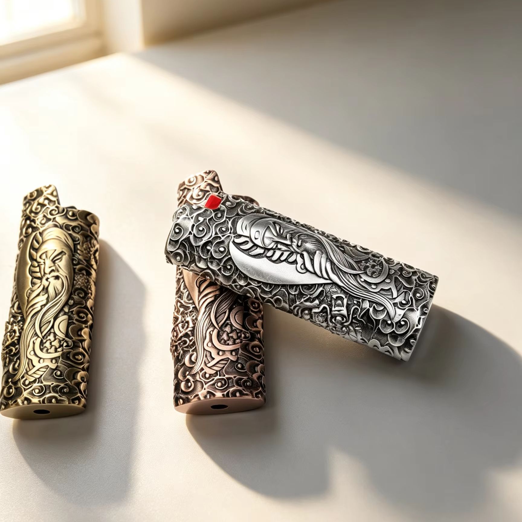 Zinc Alloy Lighter Case For BI - Vintage And Collectible ulasan dan harga