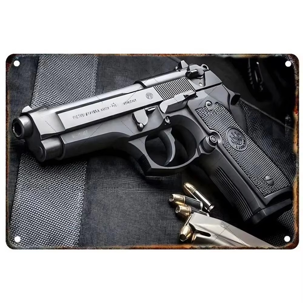 Vintage Retro Airsoft Pistol M - Vintage Collectible Signs ulasan dan harga