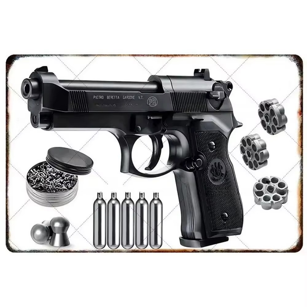 Vintage Retro Airsoft Pistol M - Vintage Collectible Signs ulasan dan harga