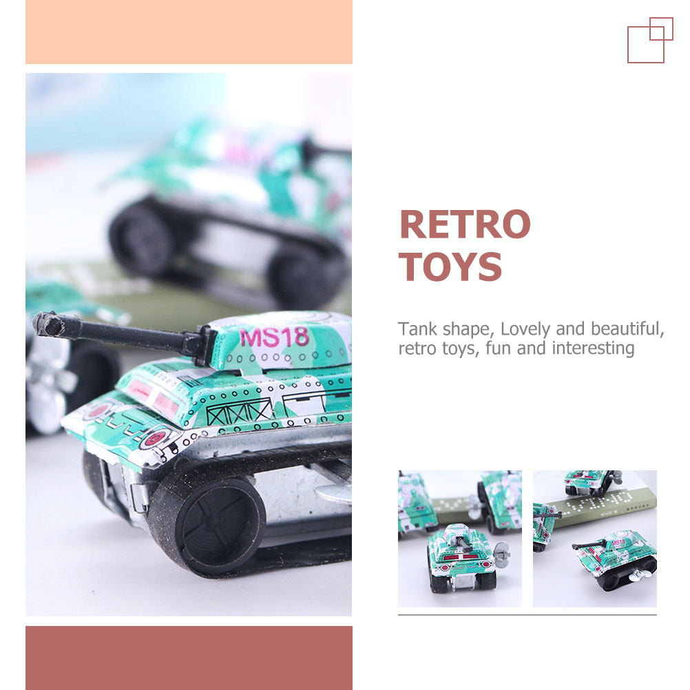 5Pcs Retro Style Iron Wind Up  - Vintage Collectible Toys ulasan dan harga